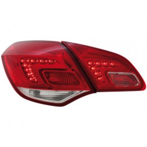 Тюнинг - комплект задних фонарей внешний + внутренний с led (светодиоды) (5 дв) Opel Astra J
