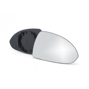 Стекло правого зеркала (выпуклое) хром Opel Corsa D