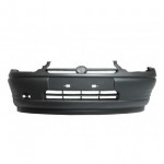 Бампер передний с решёткой и спойлером чёрный Opel Corsa B