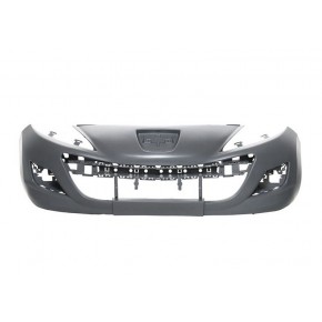 Бампер передний с отверстиями под птф грунт Peugeot 207