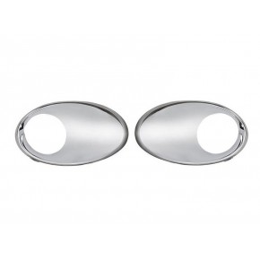 Рамка птф л+п (комплект) хром Peugeot 307