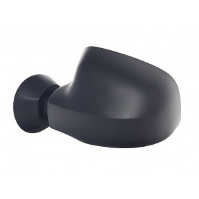 Зеркало левое механическое на тросиках чёрная крышка (выпуклое) mcv/van Renault Sandero - 1 поколение