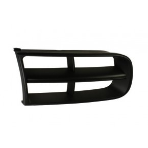 Решётка в передний бампер правая с прямоугольным отверстием под птф (оригинал) Skoda Fabia - 2 поколение Mk2 / Roomster