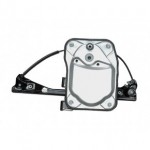 Стеклоподъёмник задней двери левый электрический без электромотора Skoda Fabia - 2 поколение Mk2 / Roomster