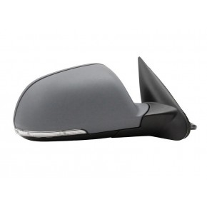 Зеркало правое электрическое 6конт под покраску с поворотником (выпуклое) Skoda Octavia - 2 поколение