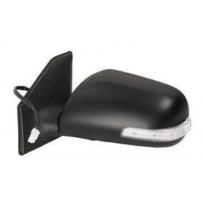 Зеркало левое электрическое с подогревом с поворотником (выпуклое) под покраску Toyota Avensis - 2 поколение