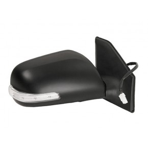 Зеркало правое электрическое с подогревом складное с поворотником (выпуклое) под покраску Toyota Avensis - 2 поколение