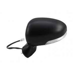 Зеркало левое электрическое с подогревом с поворотником (асферическое) под покраску Toyota Avensis - 2 поколение