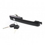 Ручка передней двери левая внешняя с ключами с 1 вкладышем замка (седан) (комби) Volkswagen Passat B3