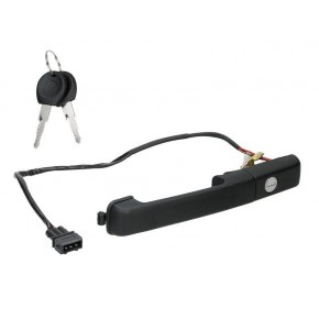 Ручка передней двери правая внешняя с 1 вкладышем замка с ключами к центр замку Volkswagen Passat B3