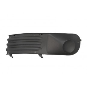 Решётка в передний бампер левая чёрная (+multivan) Volkswagen Transporter T5