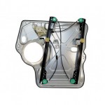 Стеклоподъёмник передней двери левый электрический без электромотора с панелью (+multivan) Volkswagen Transporter T5