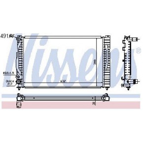 Радиатор охлаждения Audi A4 B5