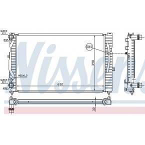 Радиатор охлаждения Audi A4 B5
