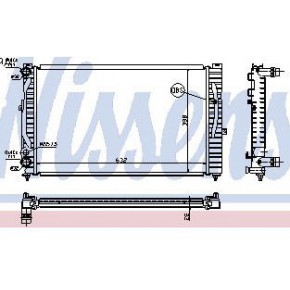 Радиатор охлаждения Audi A4 B5