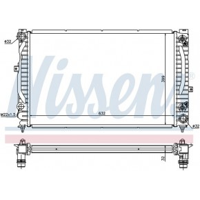 Радиатор охлаждения Audi A4 B5