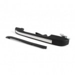 Ручка задней двери правая внешняя накладка хром чёрная Volkswagen Passat B2