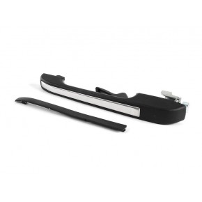 Ручка задней двери правая внешняя накладка хром чёрная Volkswagen Passat B2