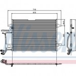 Конденсатор (радиатор) кондиционера Audi A4 B5