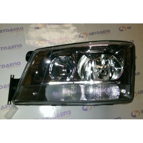 Фара левая со стояночным огнем (h7*2+py21w+h21w+led с корректором с ходовым огнем) MAN TGX