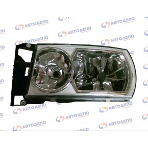 Фара левая под ксенон (d1r+h7+t4w) хром Scania P / R series