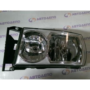 Фара левая под корректор (н1+н7) хром Scania P / R series