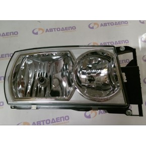 Фара правая под корректор (н1+н7) хром Scania P / R series