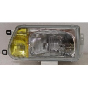 Фара левая с птф (желт.) евросвет стекло Toyota ToyoAce
