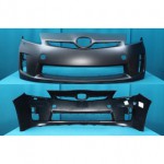 Бампер передний с отверстиями под омыватель грунтованный Toyota Prius