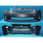 Бампер передний с отверстиями под парктроник грунтованный Toyota Prius