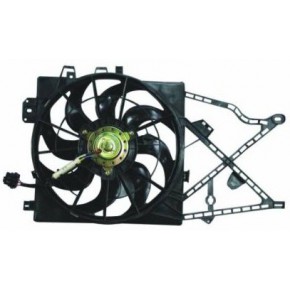 Мотор+вентилятор радиатора охлаждения с корпусом Opel Vectra B