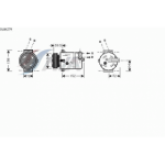Компрессор кондиционера Opel Vectra B