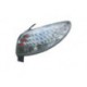 Задний фонарь внешний правый прозрачный с led (светодиоды) габаритом Peugeot 206