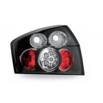 Тюнинг - комплект задних внешних фонарей с led (светодиоды) внутри черные Audi A4 B6