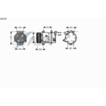 Компрессор кондиционера Peugeot 207