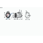 Компрессор кондиционера Audi A4 B6