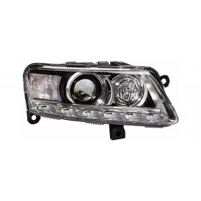 Левая фара (ксенон) с led (светодиоды) под корректор (d3s) Audi A6 C6