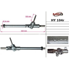 Рулевая рейка без ГУР MANDO HY104R