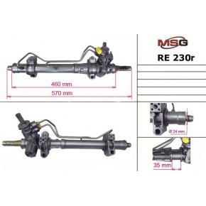 Рулевая рейка с ГУР SMI RE230R