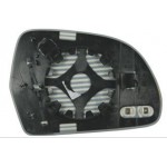 Стекло левого зеркала с подогревом (асферическое) Audi A6 C6