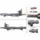 Рулевая рейка с ГУР TOYODA TY220R