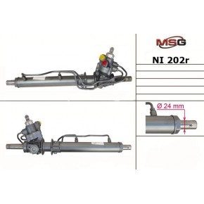 Рулевая рейка с ГУР NISSAN NI202R