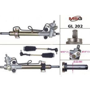 Рулевая рейка с ГУР MSG GL202