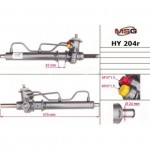 Рулевая рейка с ГУР MANDO HY204R