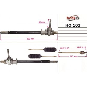 Рулевая рейка без ГУР MSG HO103