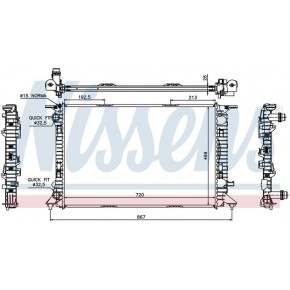 Радиатор охлаждения Audi A6 C7