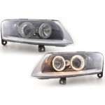 Тюнинг - комплект линзованных фар ангельские глазки Audi A6 C6