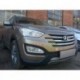 Защита радиатора Hyundai Santa Fe 2012-2015 chrome