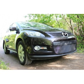 Защита радиатора Mazda CX-7 2006-2010 black низ