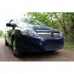 Защита радиатора Opel Zafira B 2008-2012 рестайлинг black низ